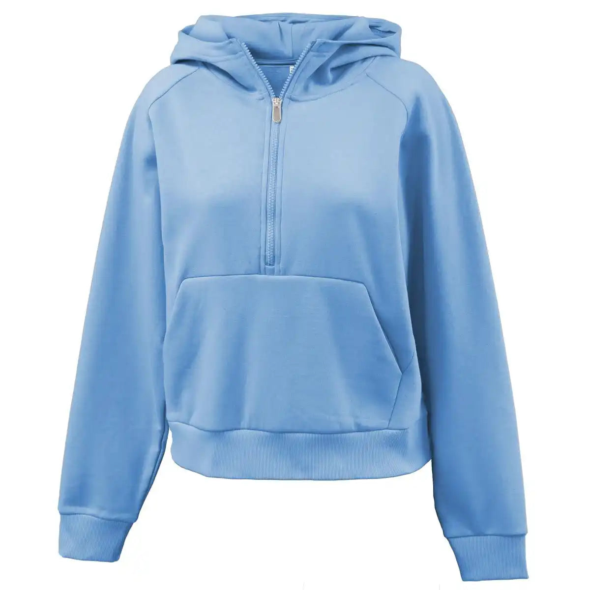 Pennant 8467 Womens Half Zip Hoodie Lake Blue