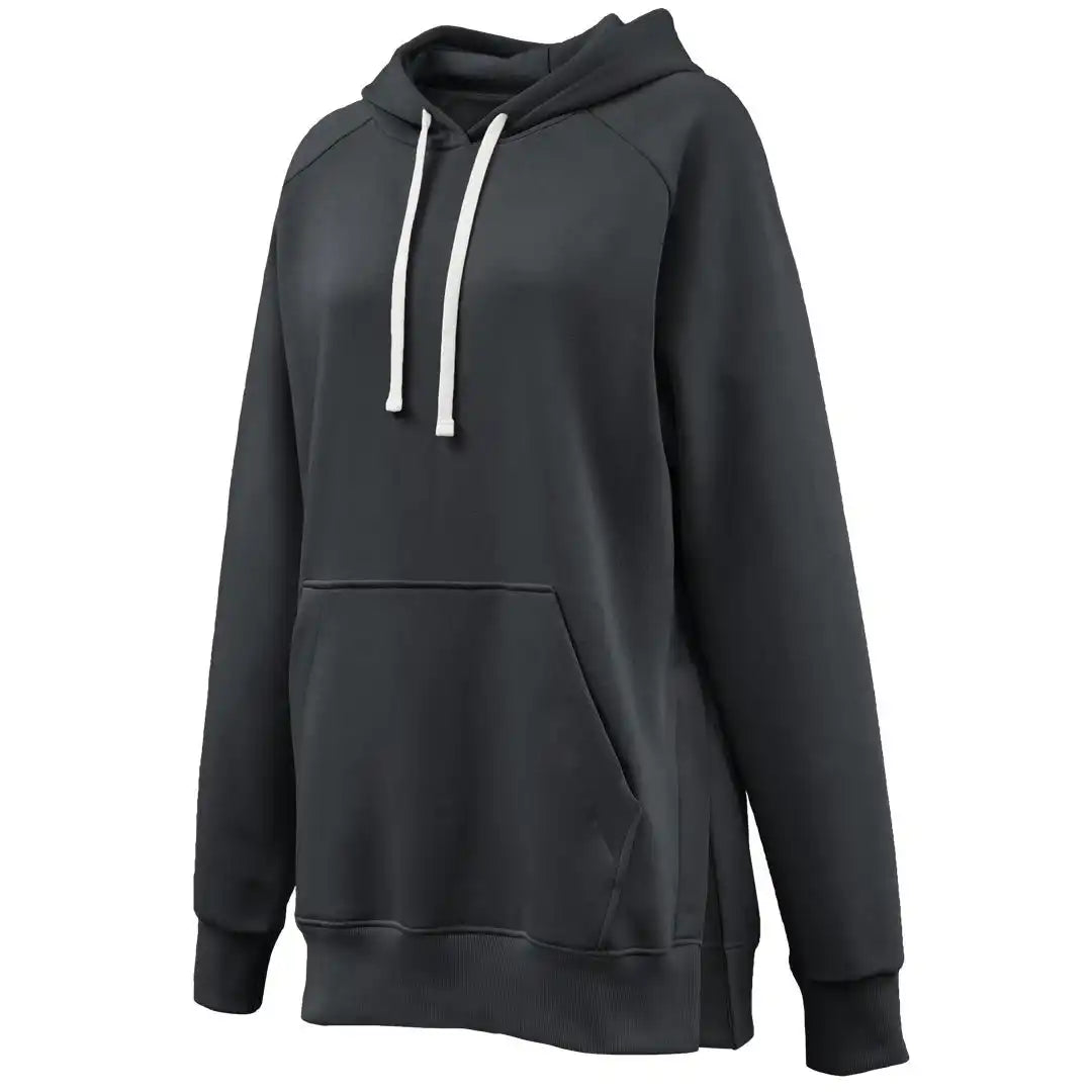 Pennant 8480 Tunic Length Womens Hoodie Black
