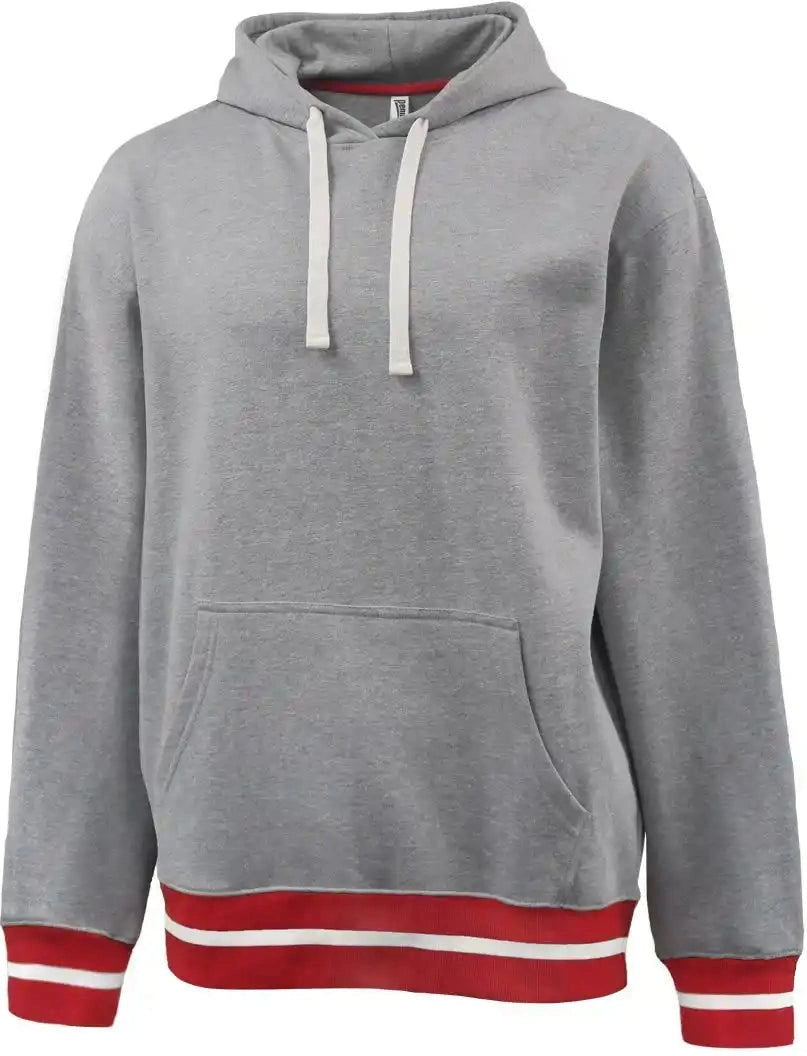 Pennant 8588 Stadium Hoodie Gray Red