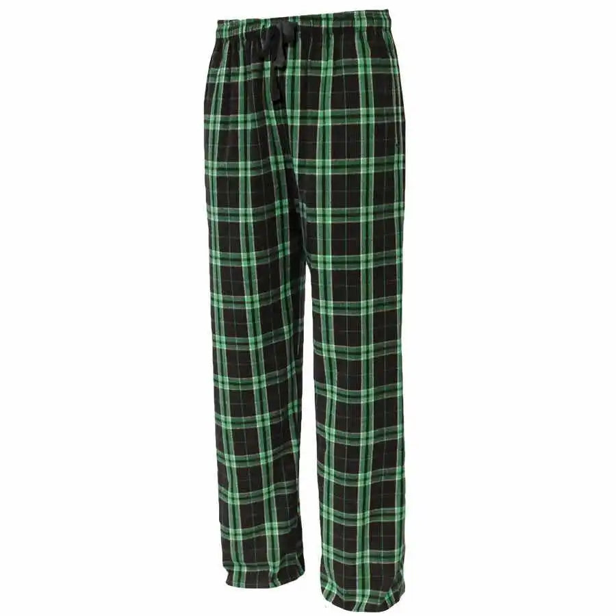 Pennant Flnp Flannel Plaid Pant Black Kelly