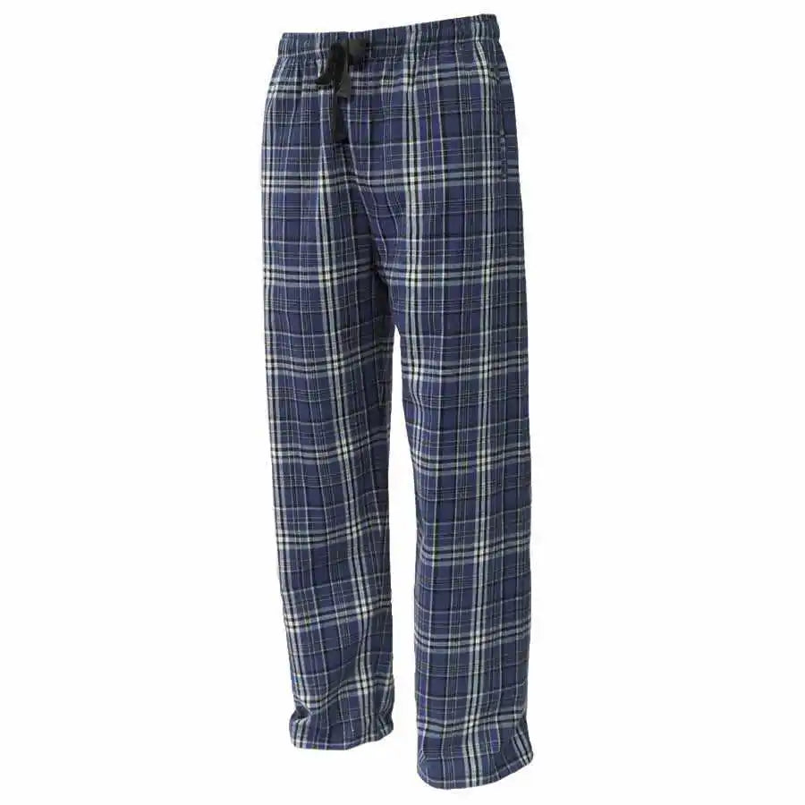 Pennant Flnp Flannel Plaid Pant Navy White