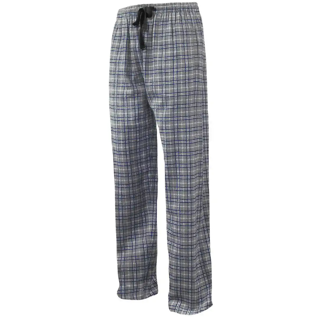 Pennant Flnp Flannel Plaid Unisex Pant Gray Navy