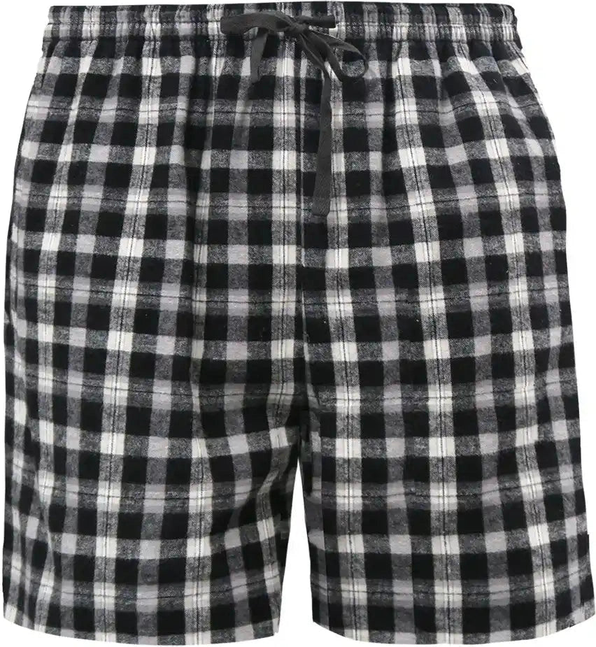 Pennant Flst Flannel Unisex Short Black