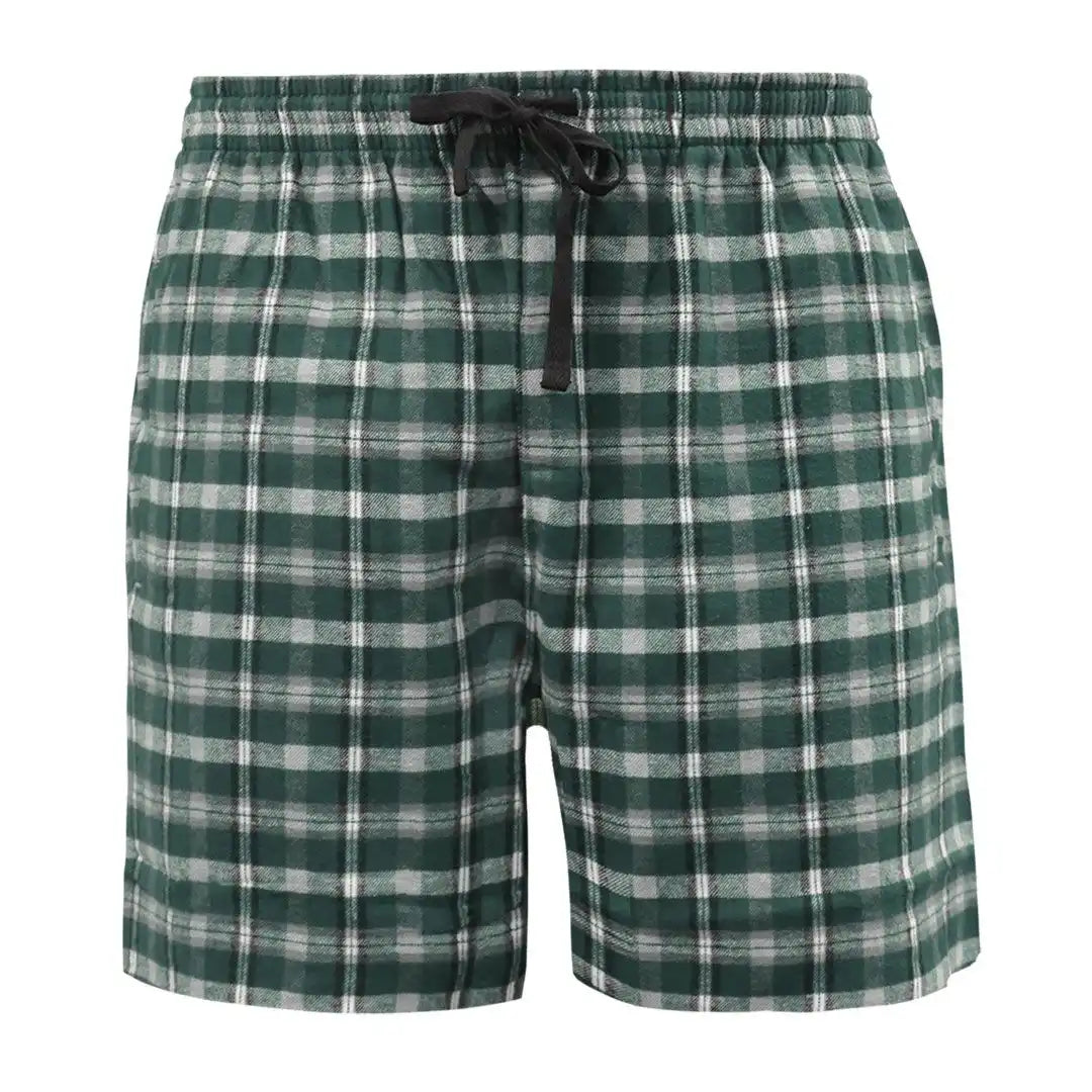 Pennant Flst Flannel Unisex Short Forest