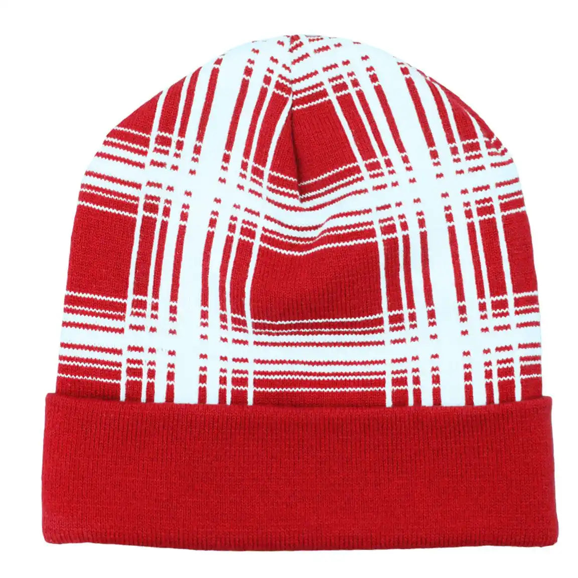 Pennant Hw24 Mega Plaid Beanie Red / Osfm