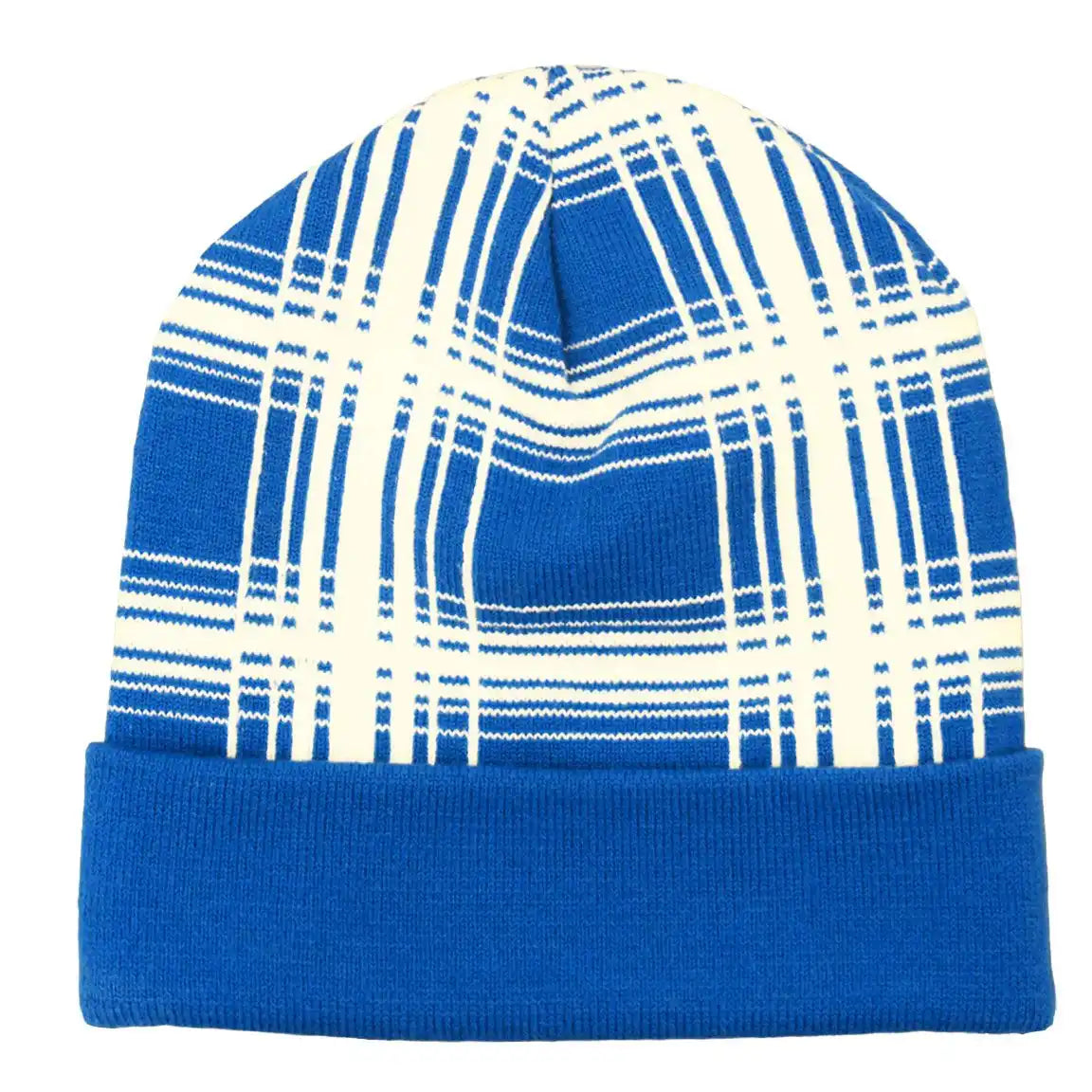 Pennant Hw24 Mega Plaid Beanie Royal Blue / Osfm