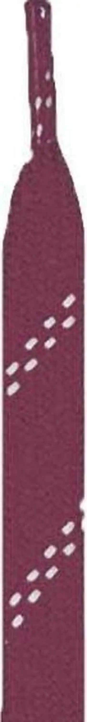 Pennant L715 Laces for Orders of Faceoff Hoodie - Maroon White Tracer - Red-maroon / 36