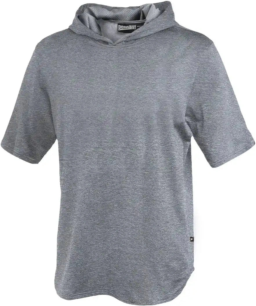 Pennant Y183 Youth Short Sleeve Warmup Hoodie Carbon