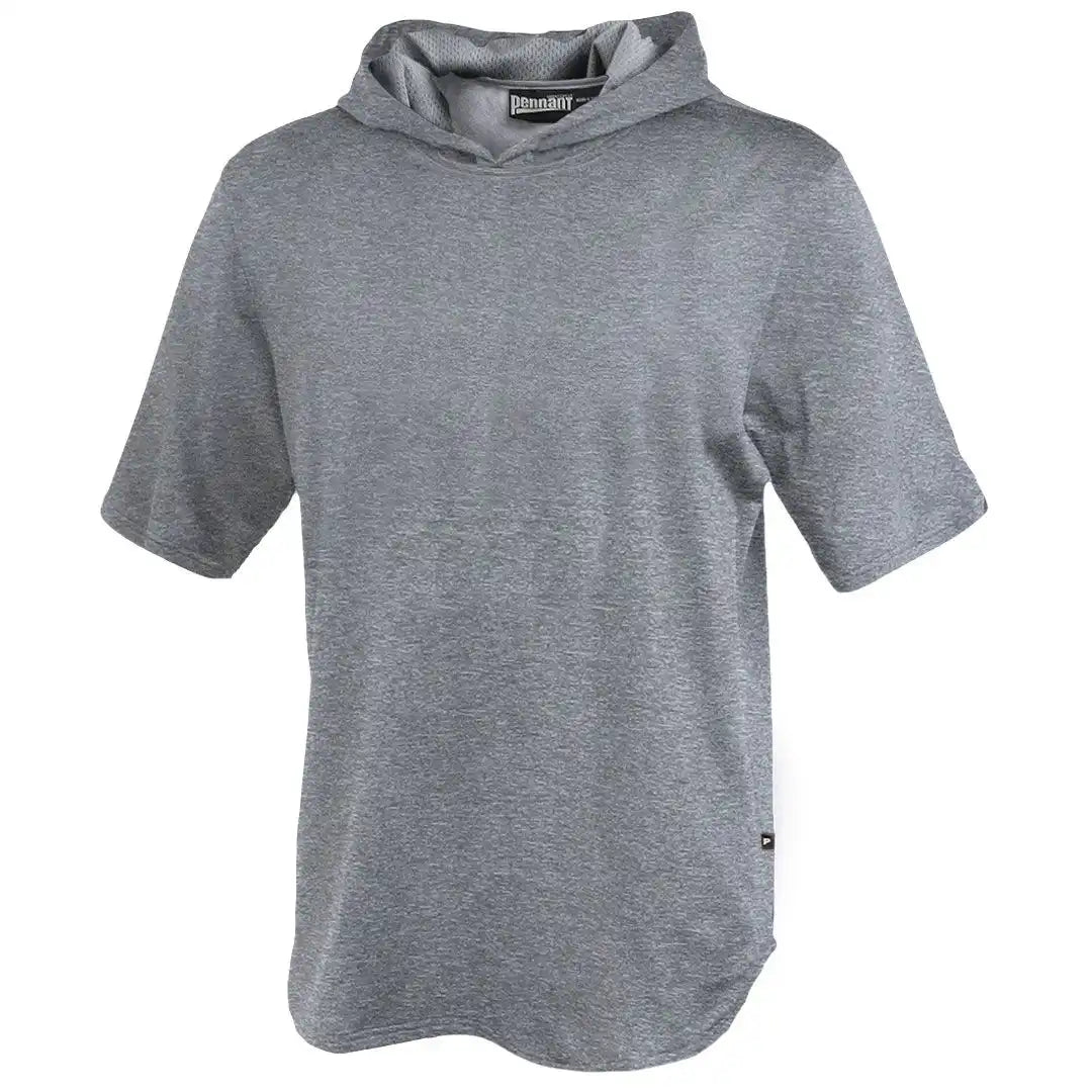 Pennant Y183 Youth Short Sleeve Warmup Hoodie Carbon