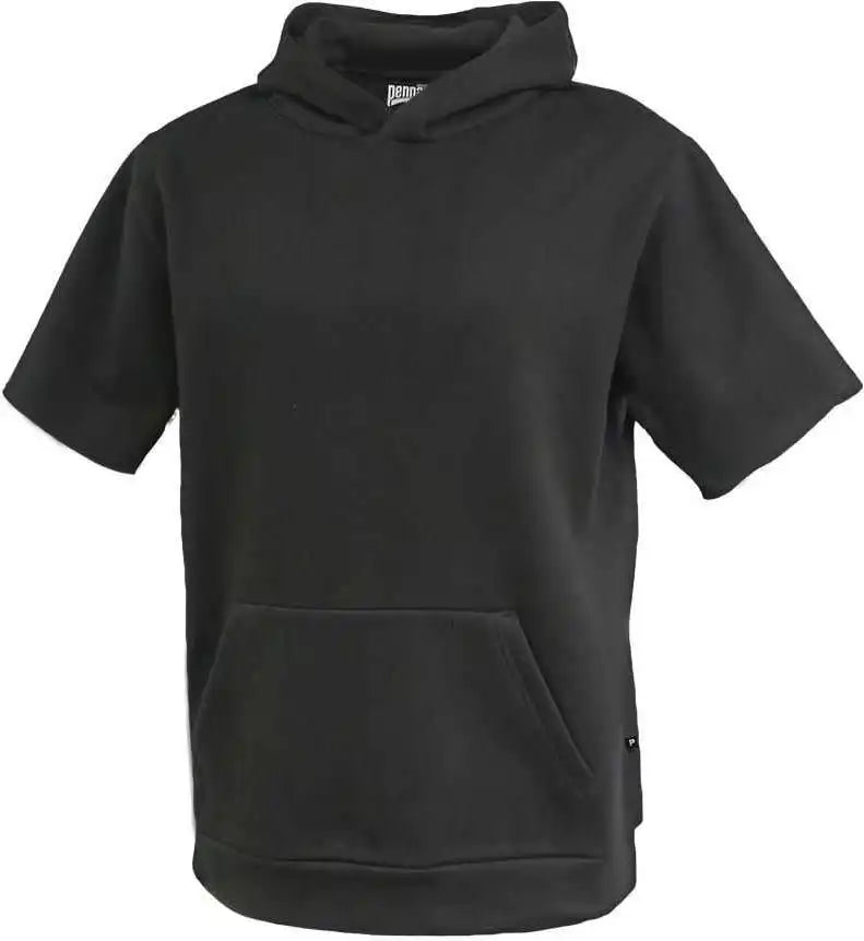 Pennant Y8220 Youth Fleece Short Sleeve Hoodie Black