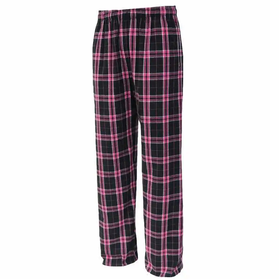 Pennant Yflnp Youth Flannel Plaid Pant - Black Pink
