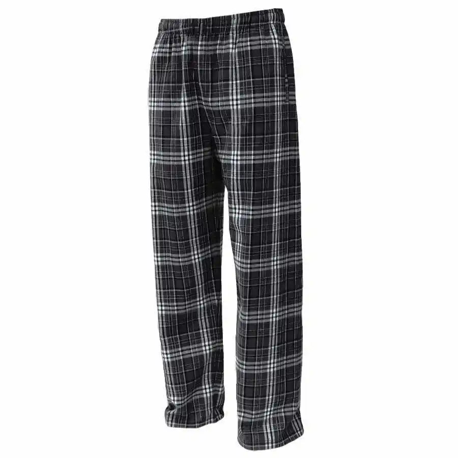 Pennant Yflnp Youth Flannel Plaid Pant - Black White