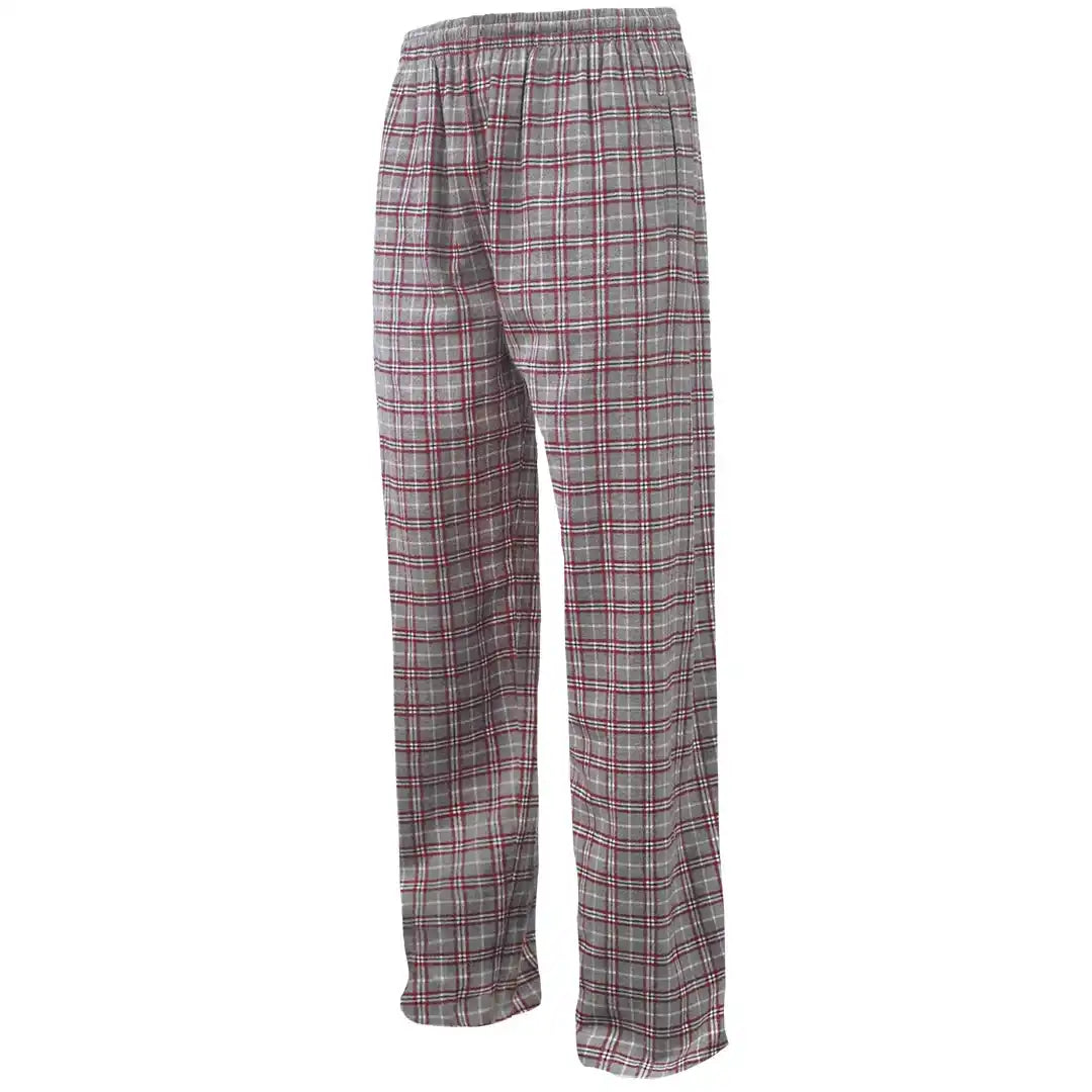 Pennant Yflnp Youth Flannel Plaid Pant Gray Maroon