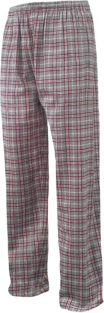 Pennant Yflnp Youth Flannel Plaid Pant Gray Maroon