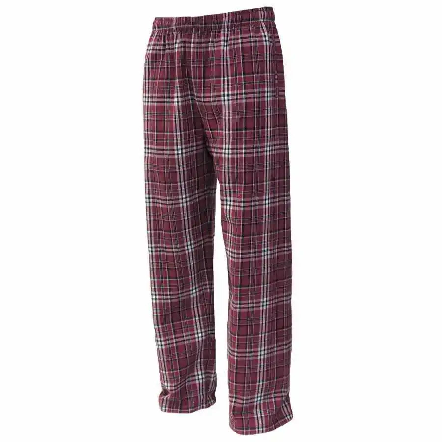 Pennant Yflnp Youth Flannel Plaid Pant Maroon White