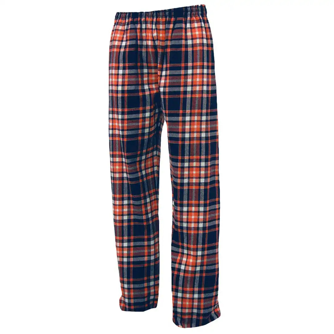 Pennant Yflnp Youth Flannel Plaid Pant Navy Orange