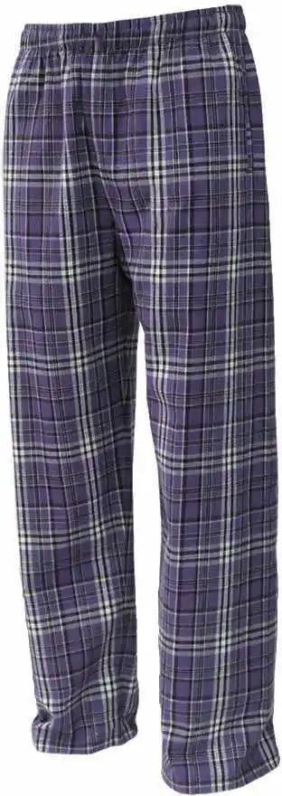 Pennant Yflnp Youth Flannel Plaid Pant - Purple White