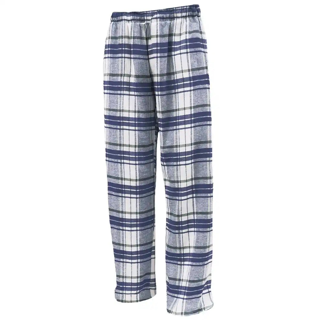Pennant Yflnp Youth Flannel Plaid Pant White Navy