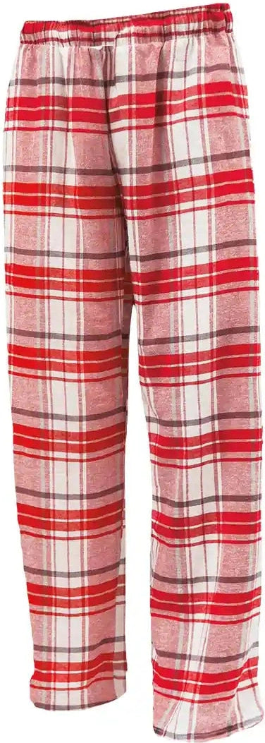 Pennant Yflnp Youth Flannel Plaid Pant White Red