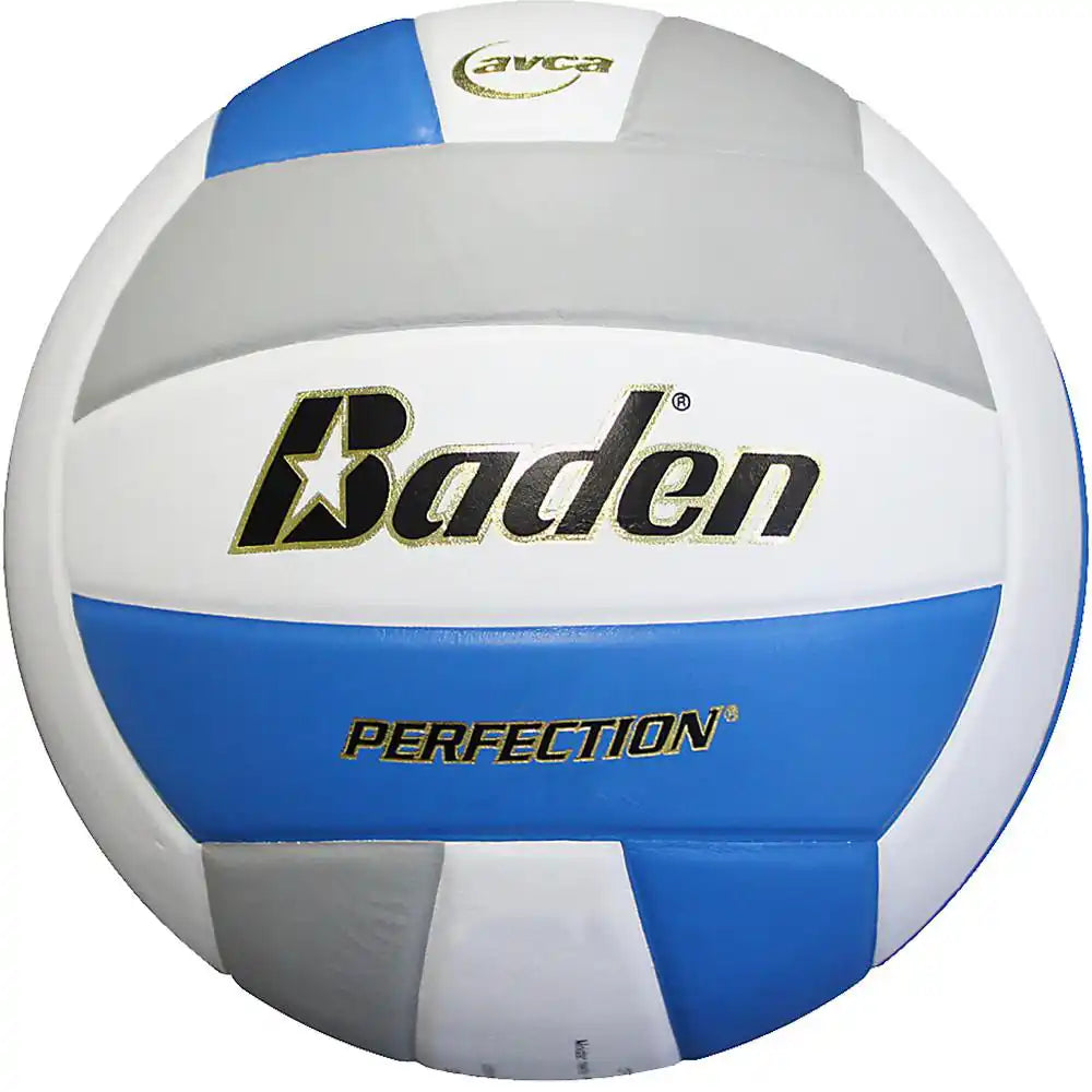 Perfection Leather Volleyball Non Nfhs - Blue/gray/white
