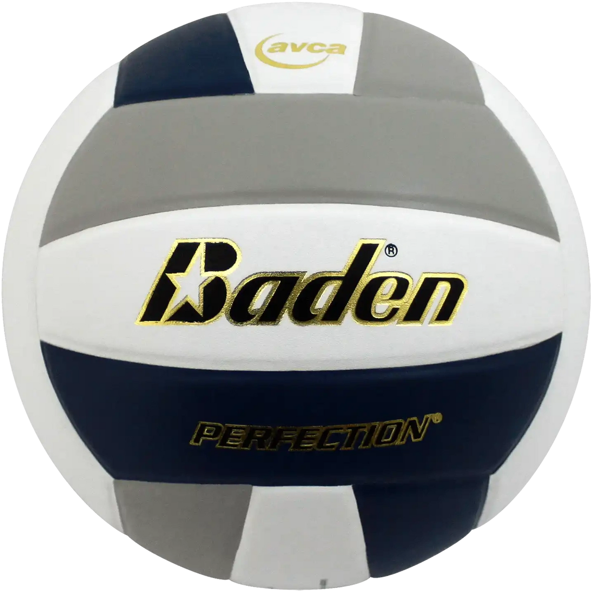 Perfection Leather Volleyball Non Nfhs - Navy/gray/white