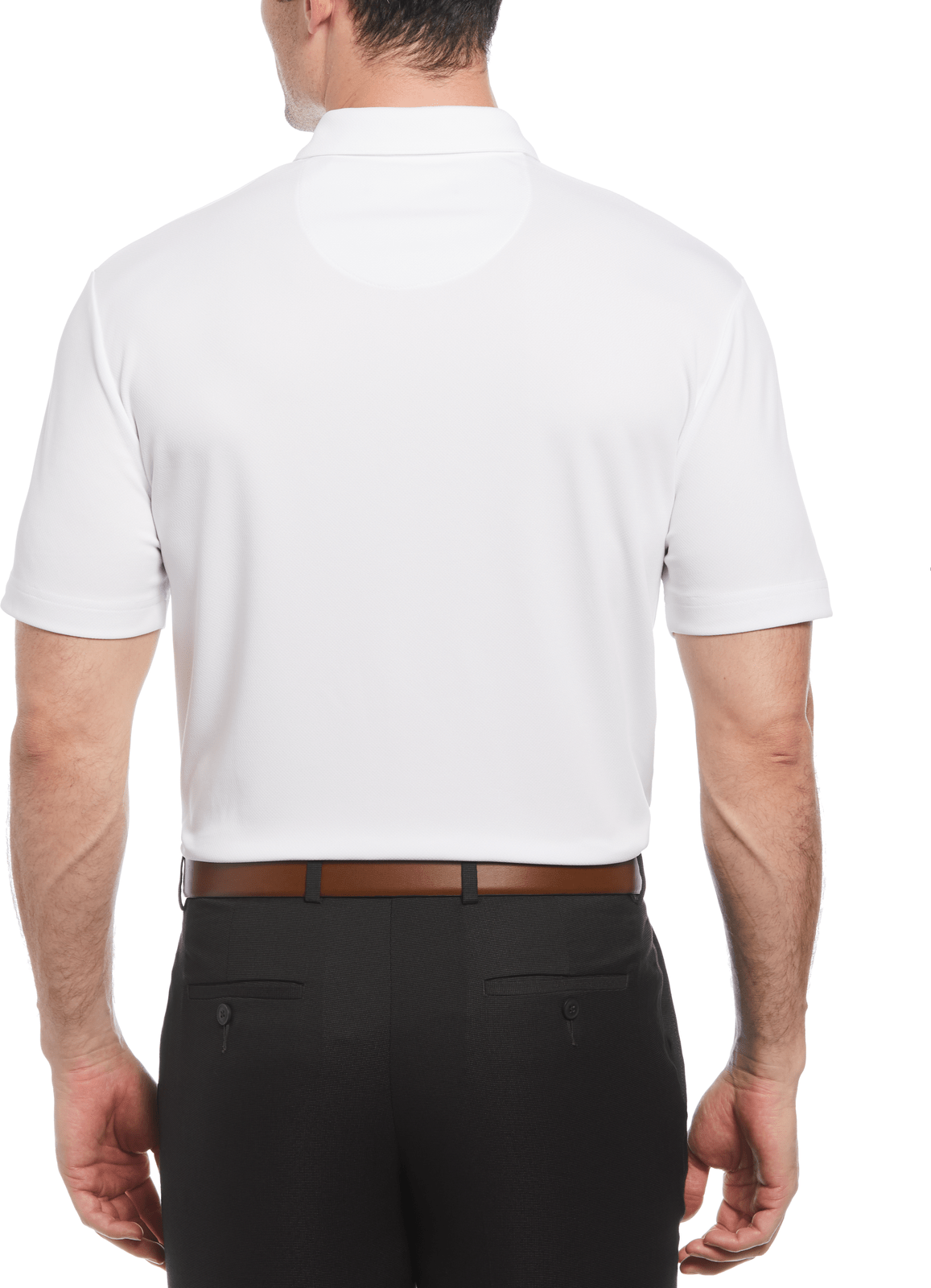 Perry Ellis Golf Pem100 Classic Short Sleeve Polo - Bright White