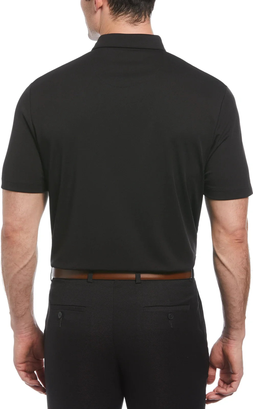 Perry Ellis Golf Pem100 Classic Short Sleeve Polo - Caviar
