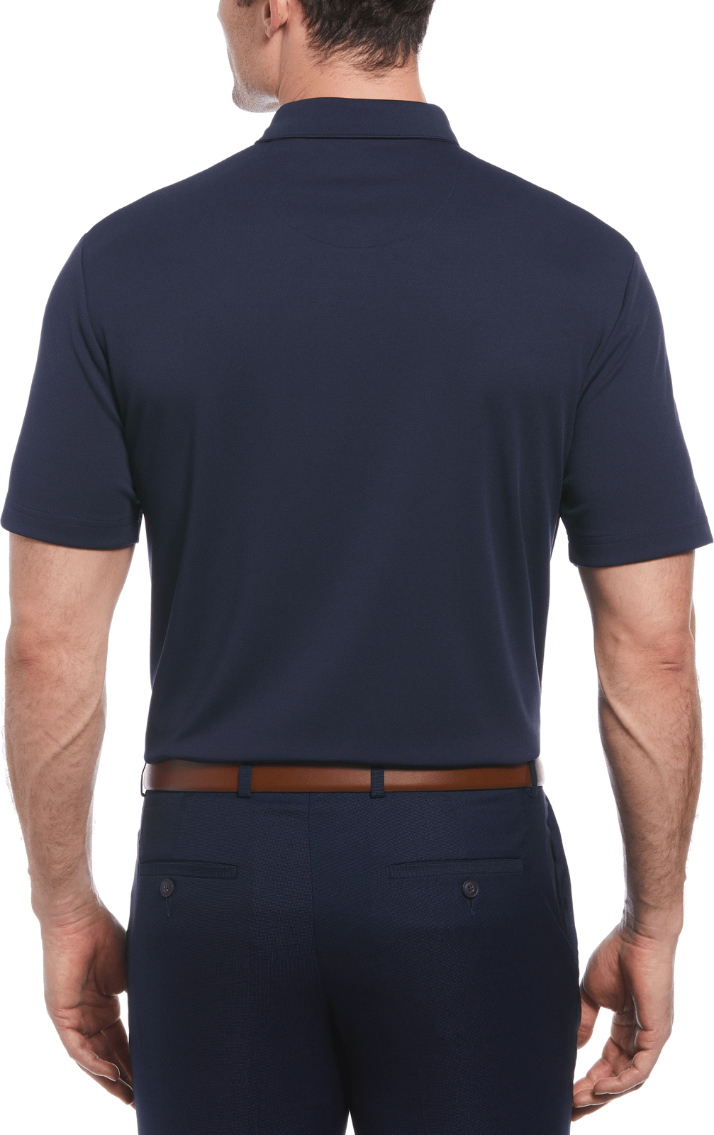 Perry Ellis Golf Pem100 Classic Short Sleeve Polo - Peacoat