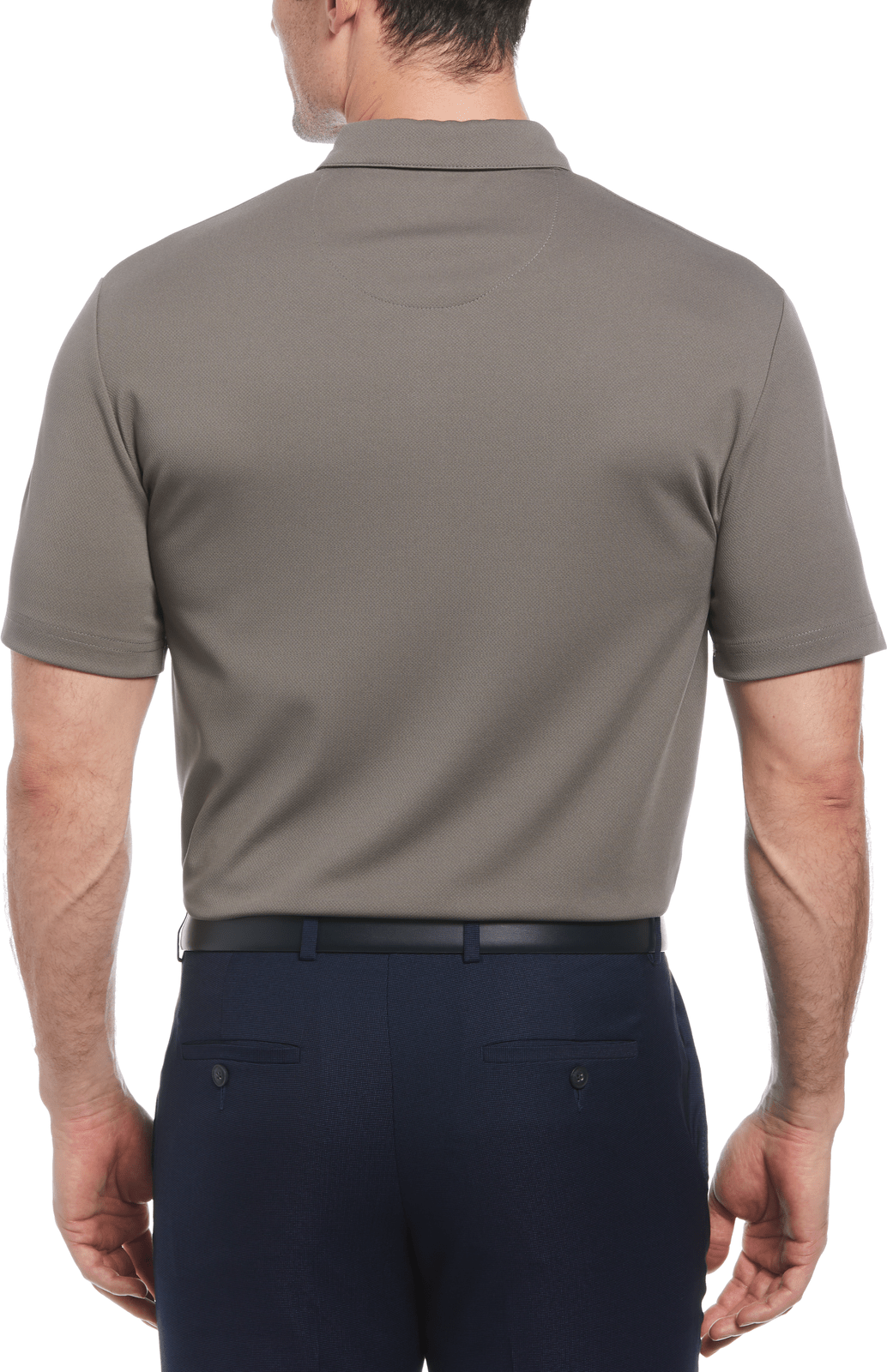 Perry Ellis Golf Pem100 Classic Short Sleeve Polo - Smoked Pearl