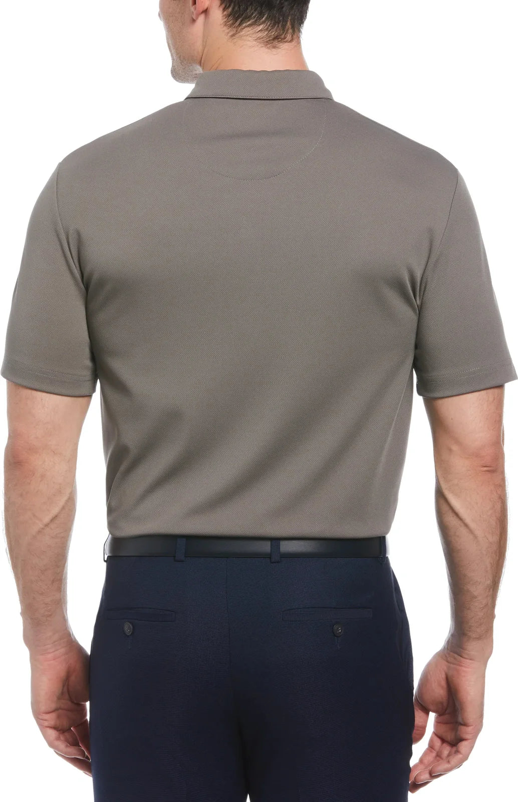 Perry Ellis Golf Pem100 Classic Short Sleeve Polo - Smoked Pearl