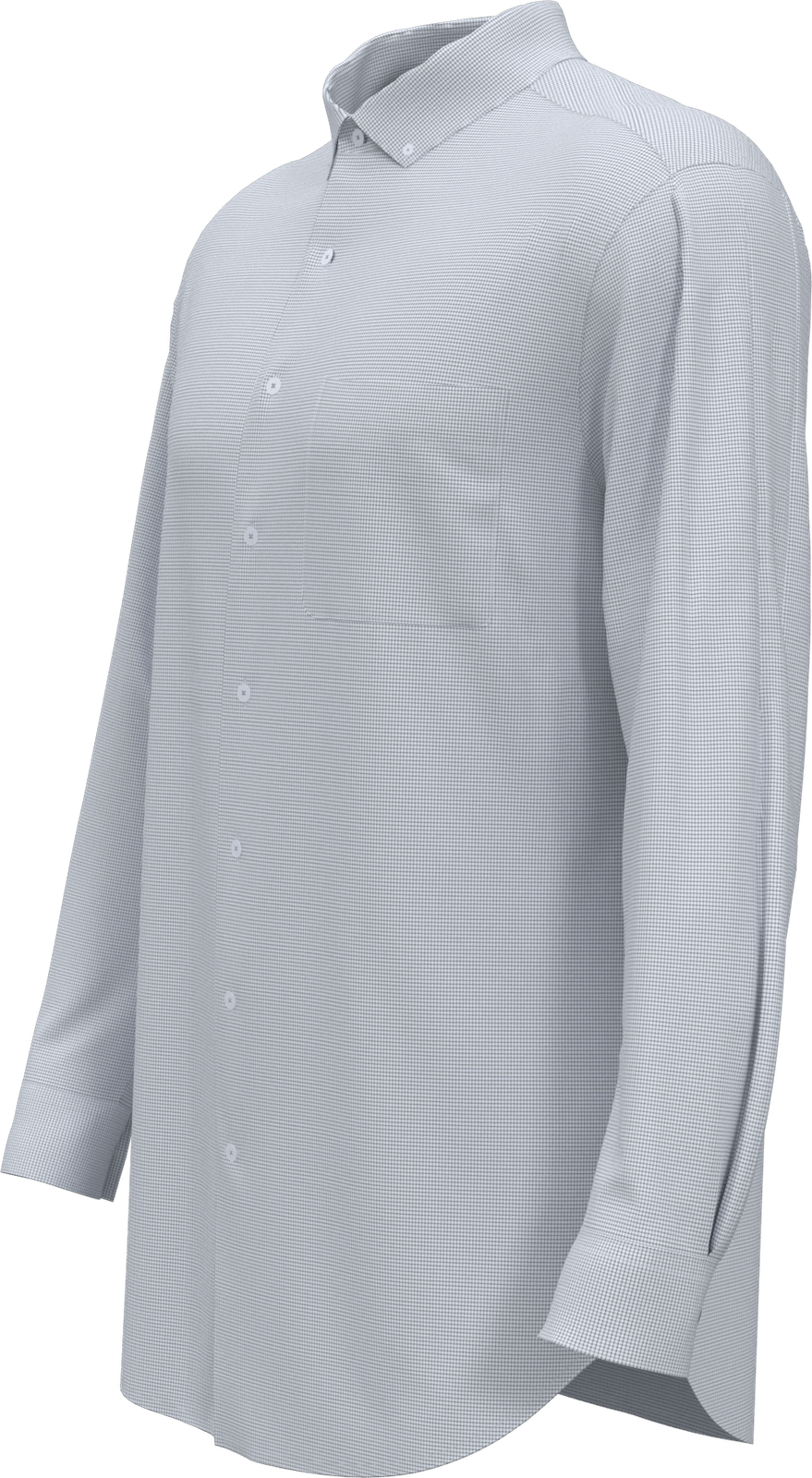 Perry Ellis Golf Pem102 Men’s Mini Grid Woven Shirt - Classic Navy