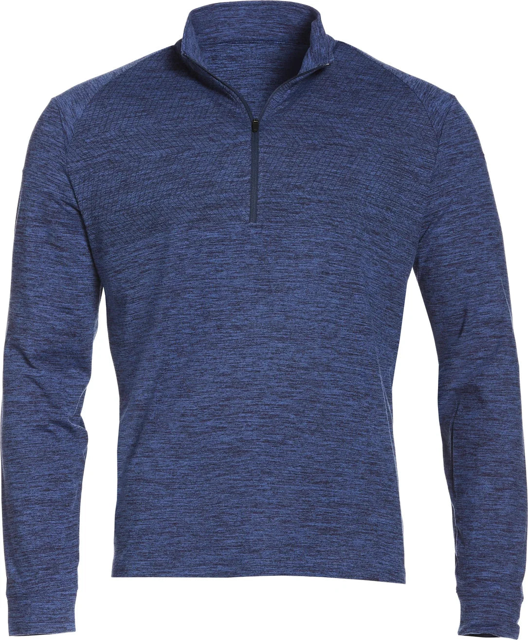 Perry Ellis Golf Pem104 Men’s 1/4 Zip Pullover - Peacoat Htr - Adult s