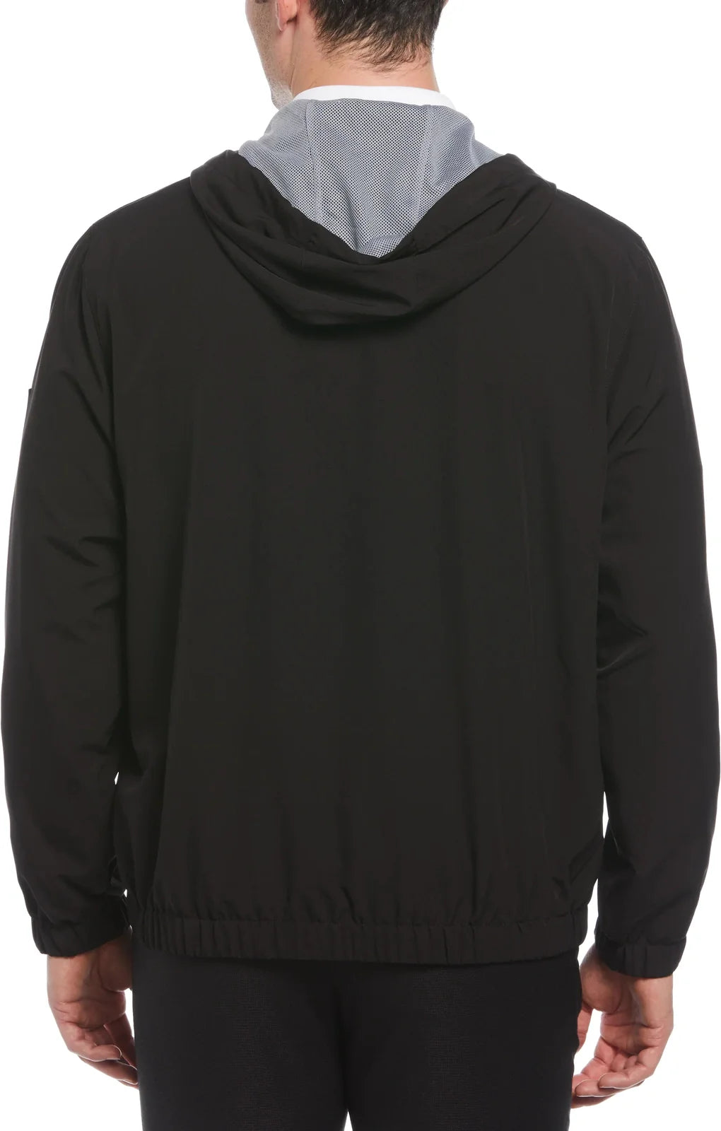 Perry Ellis Golf Pem111 Men’s Long Sleeve Full Zip Jacket - Caviar - Adult s