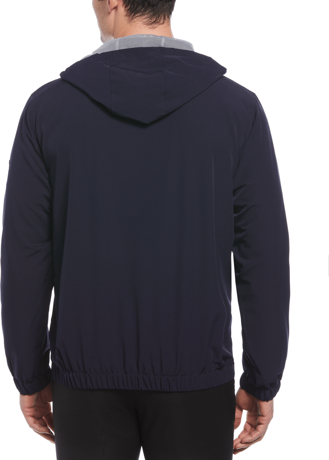 Perry Ellis Golf Pem111 Men’s Long Sleeve Full Zip Jacket - Peacoat