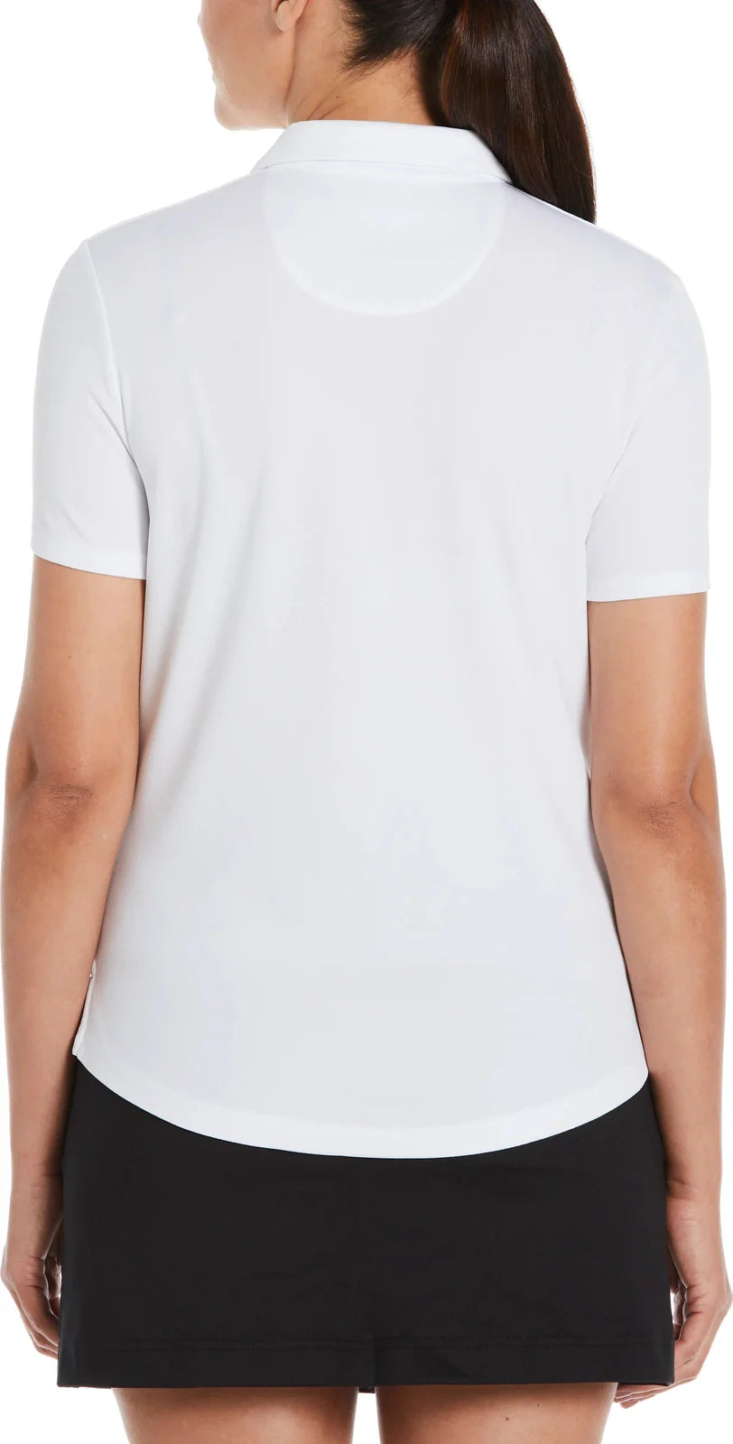 Perry Ellis Golf Pew105 Classic Short Sleeve Polo - Bright White - Ladies s