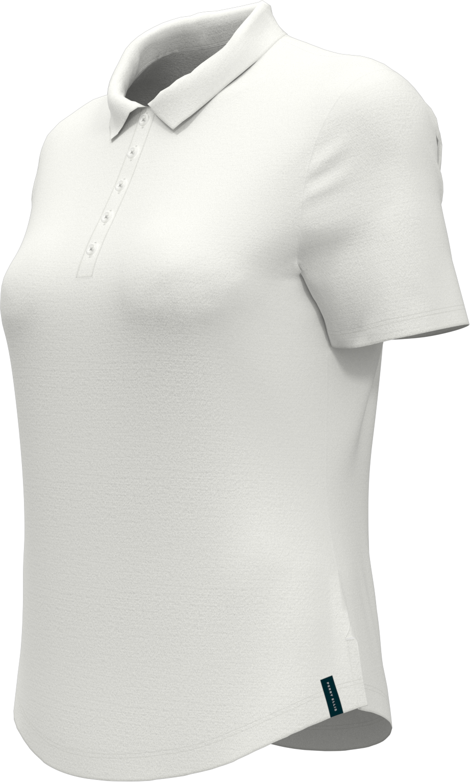 Perry Ellis Golf Pew105 Classic Short Sleeve Polo - Bright White