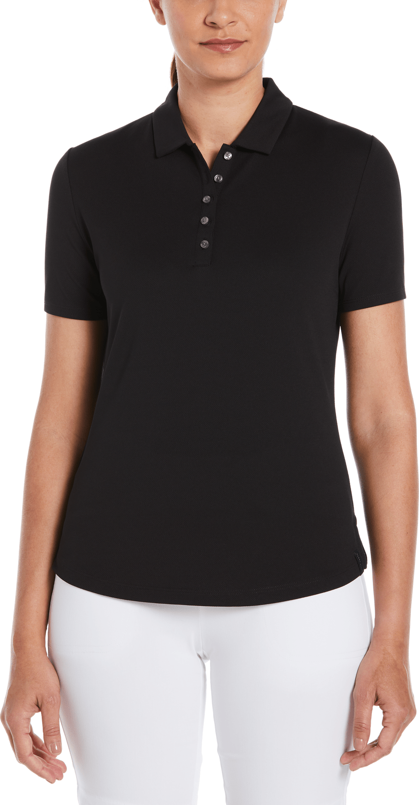Perry Ellis Golf Pew105 Classic Short Sleeve Polo - Caviar