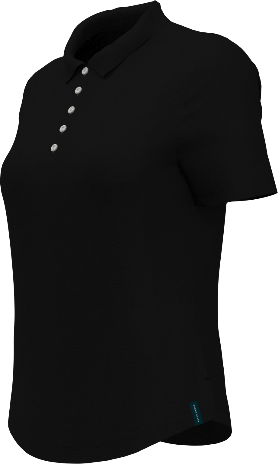 Perry Ellis Golf Pew105 Classic Short Sleeve Polo - Caviar