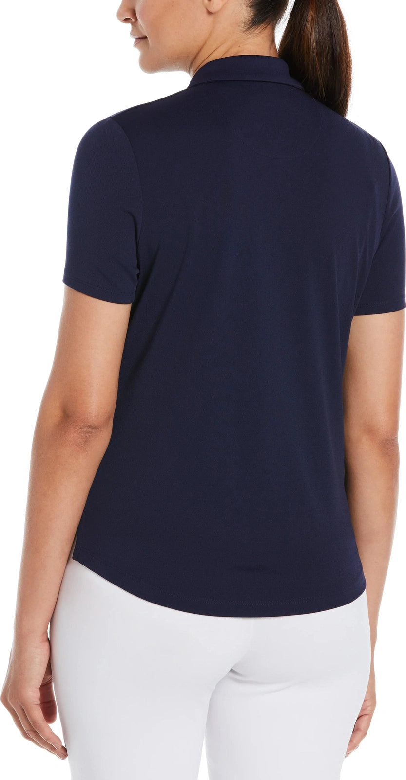 Perry Ellis Golf Pew105 Classic Short Sleeve Polo - Peacoat - Ladies s