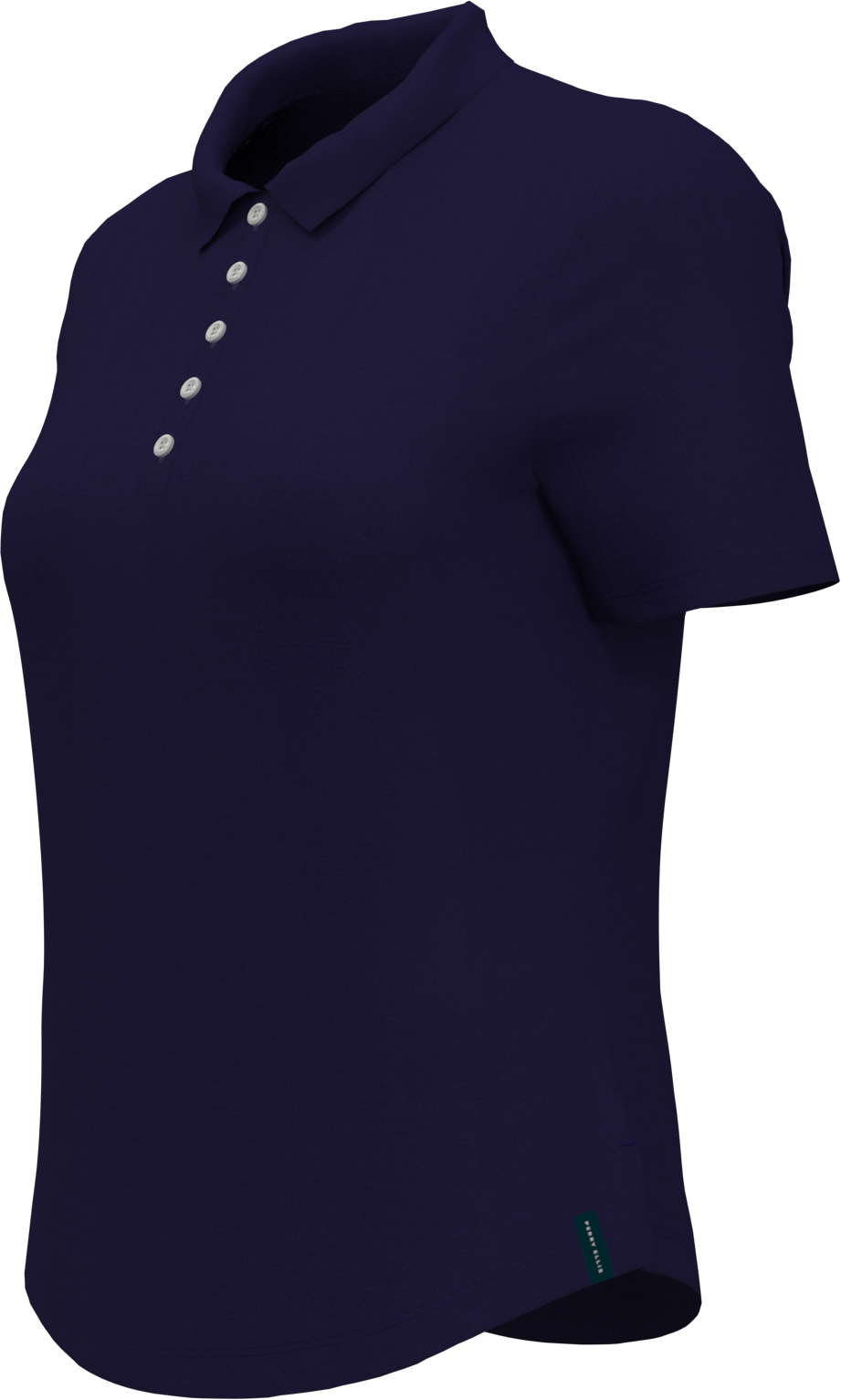 Perry Ellis Golf Pew105 Classic Short Sleeve Polo - Peacoat