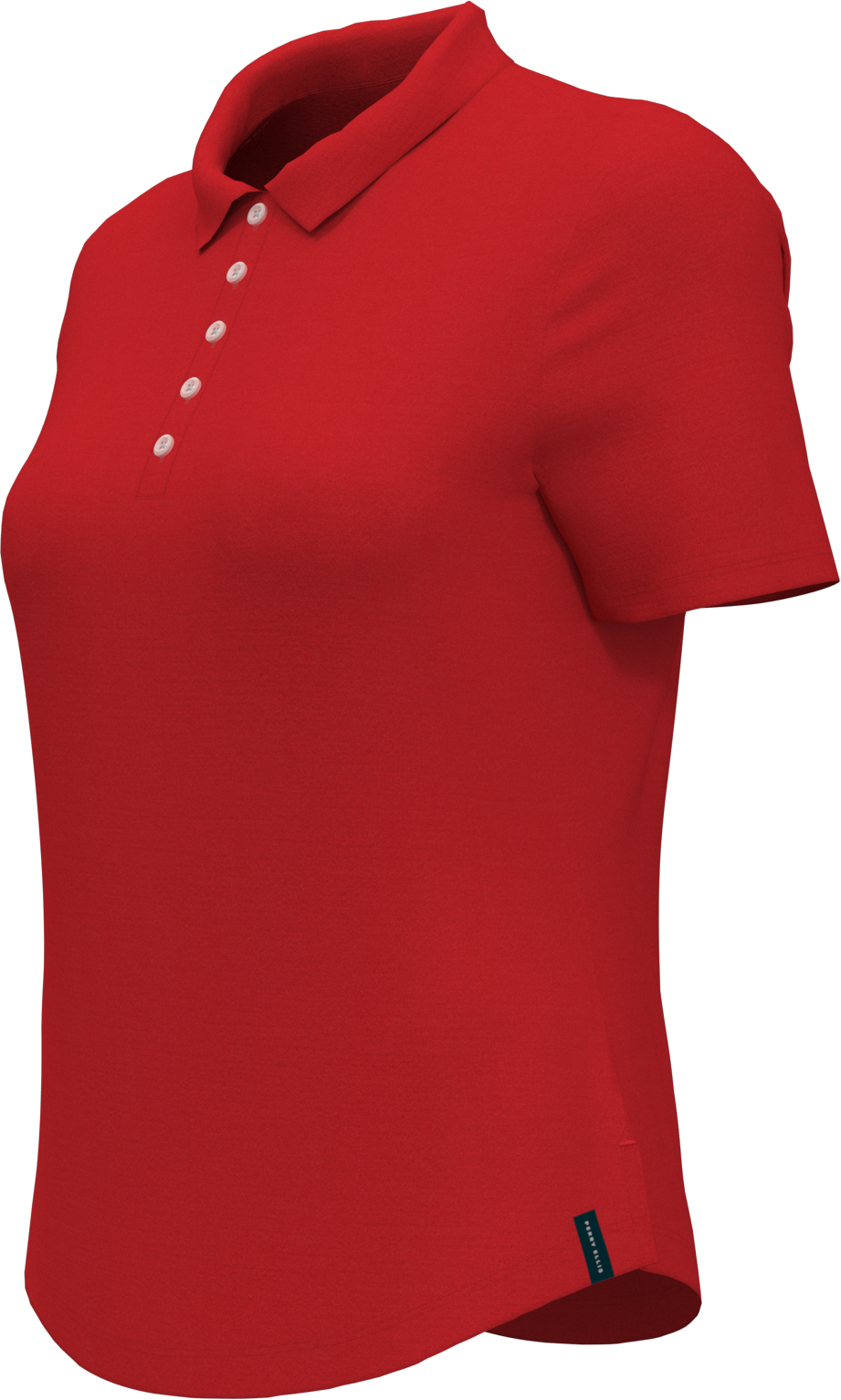 Perry Ellis Golf Pew105 Classic Short Sleeve Polo - Salsa