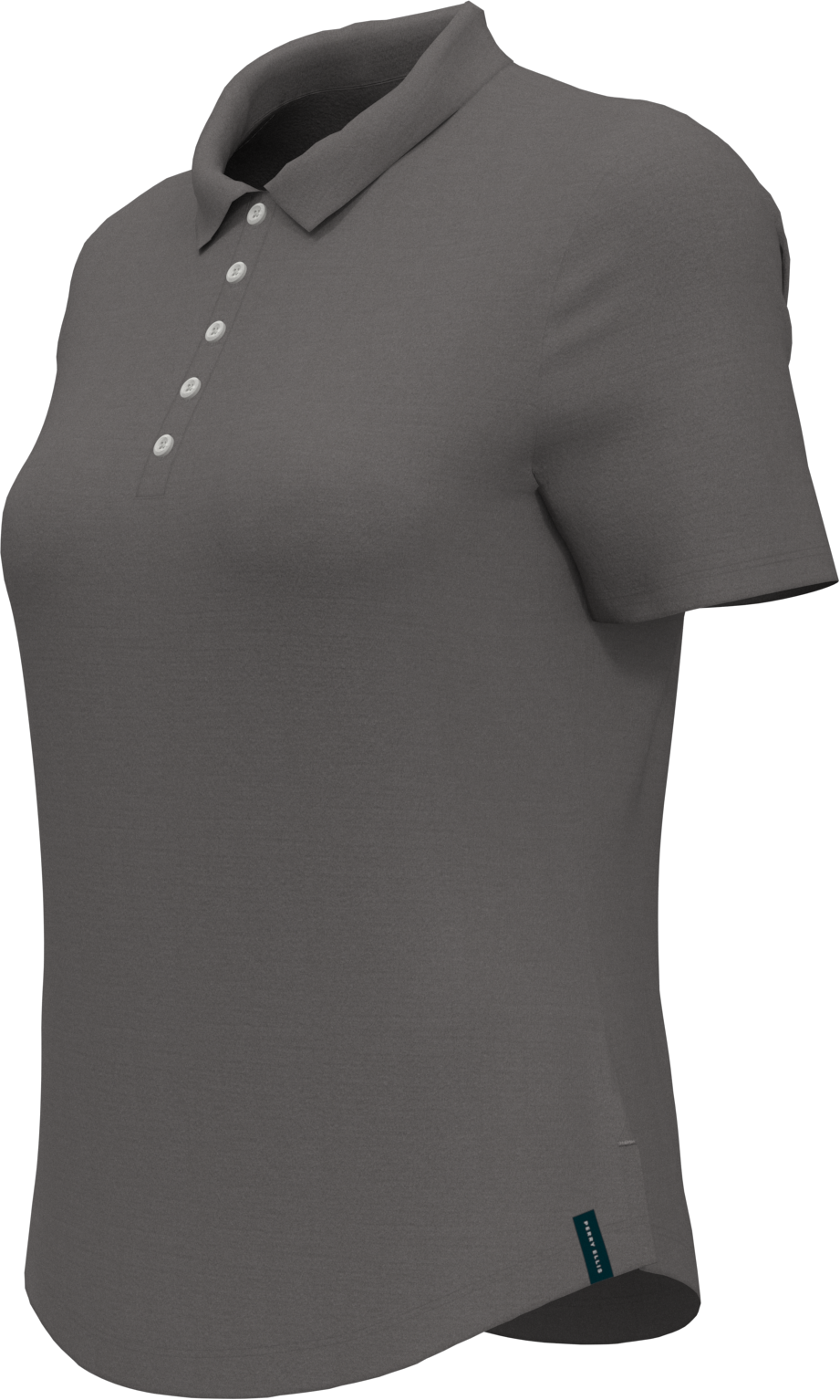 Perry Ellis Golf Pew105 Classic Short Sleeve Polo - Smoked Pearl
