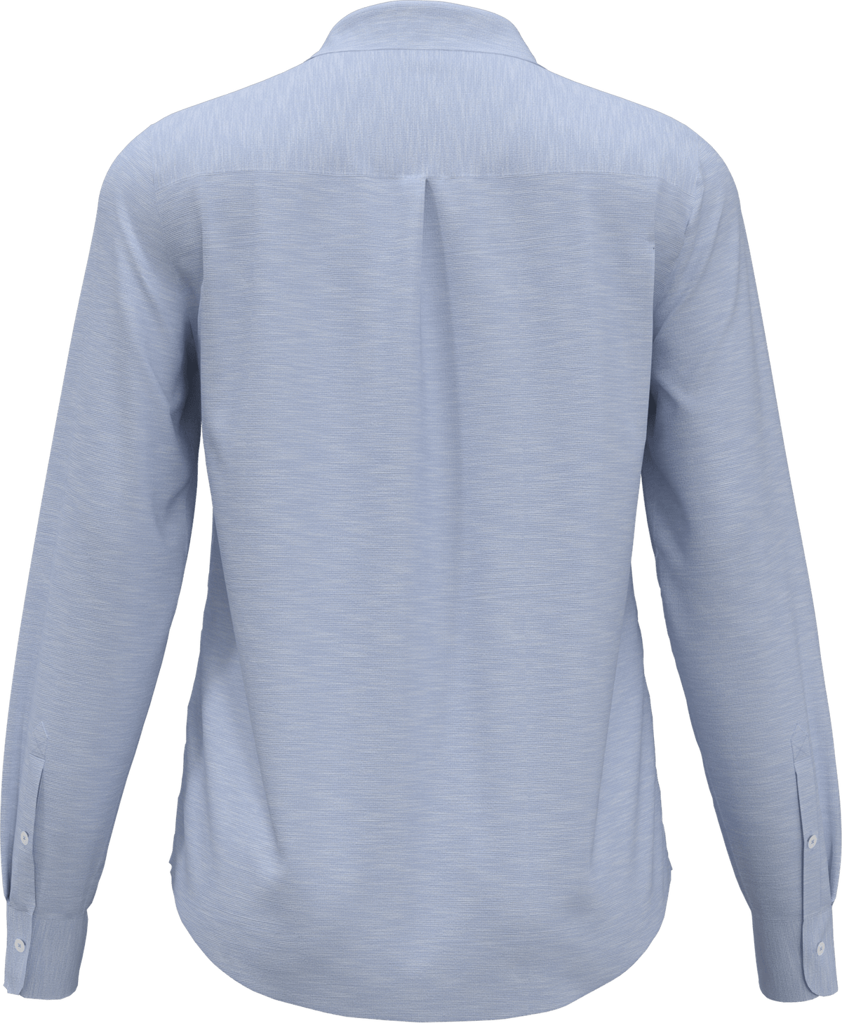 Perry Ellis Golf Pew107 Heather Woven Long Sleeve Button Down Shirt - Little Boy Blue