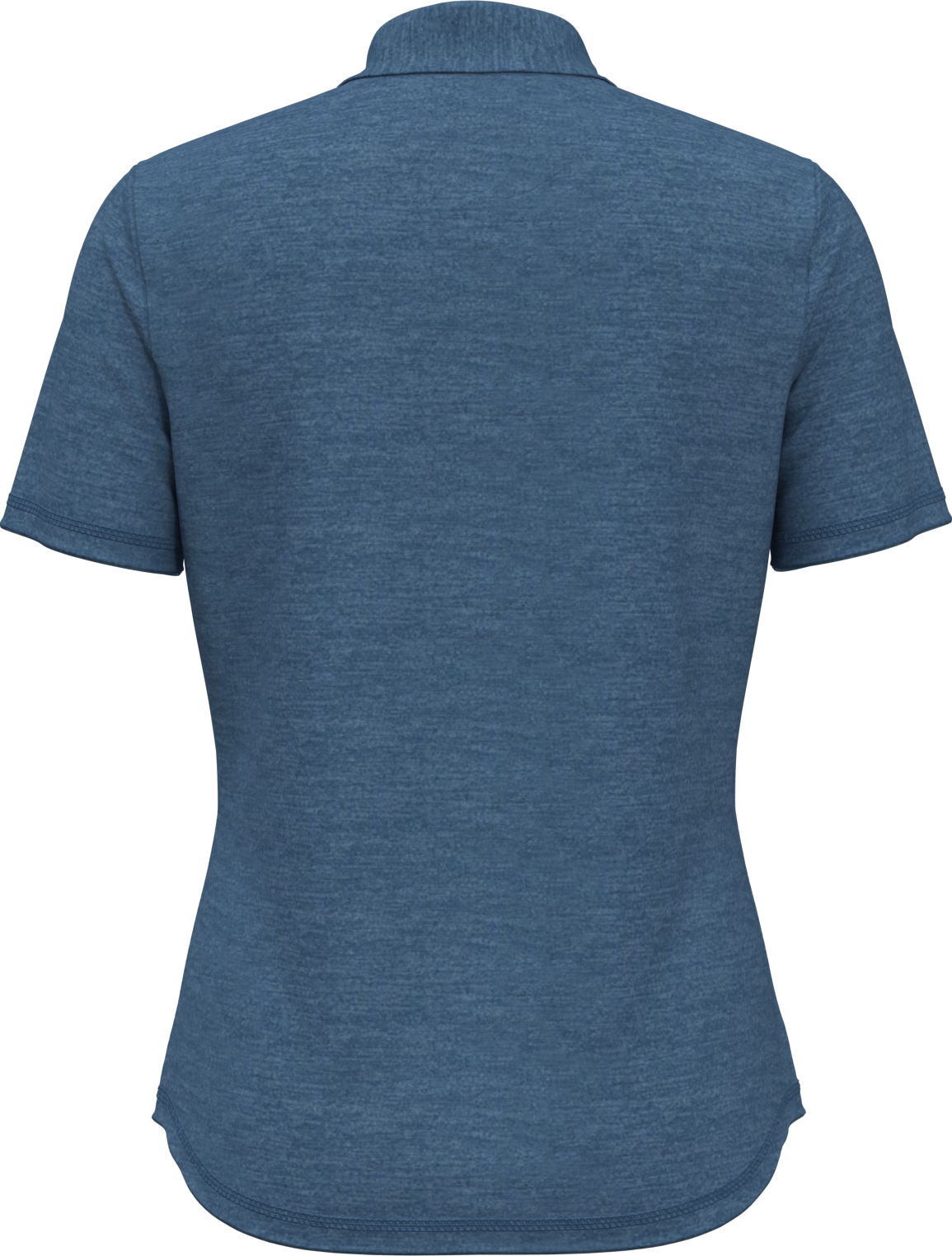 Perry Ellis Golf Pew122 Women’s Short Sleeve Double Knit Polo - Insignia Bl Htr