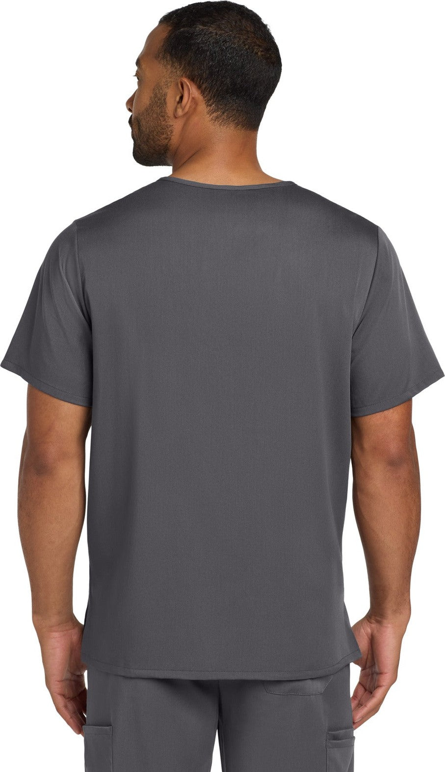 Pewter Wink Men's Premiere Flex V-Neck Top WW5068