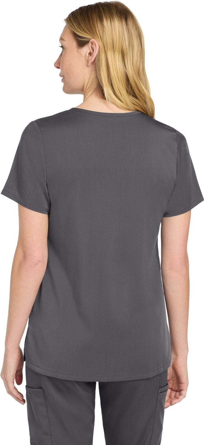 Pewter Wink Women's Premiere Flex V-Neck Top WW4168