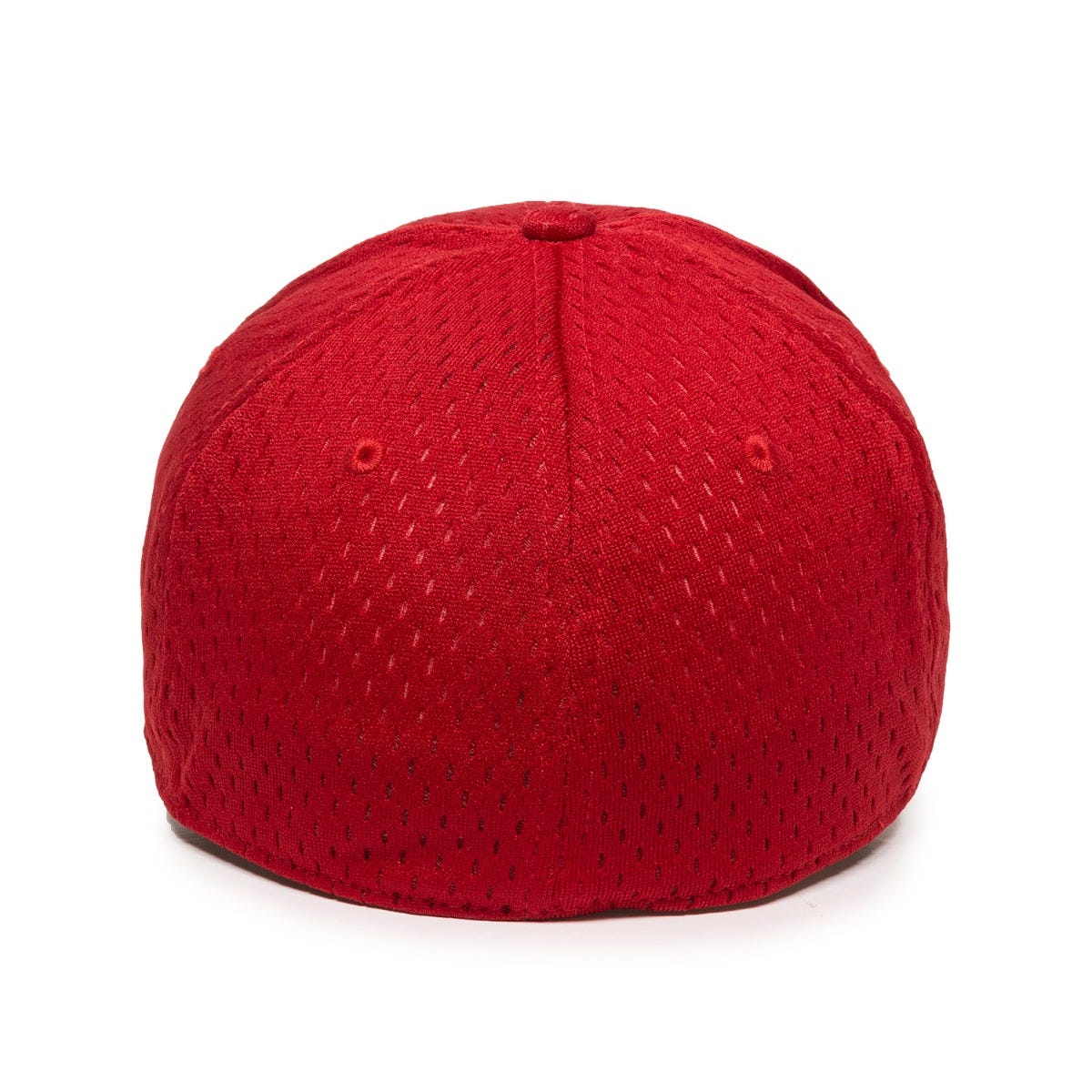 OC Sports PFX-120 Proflex Stretch Fit Mesh Baseball Cap - Red