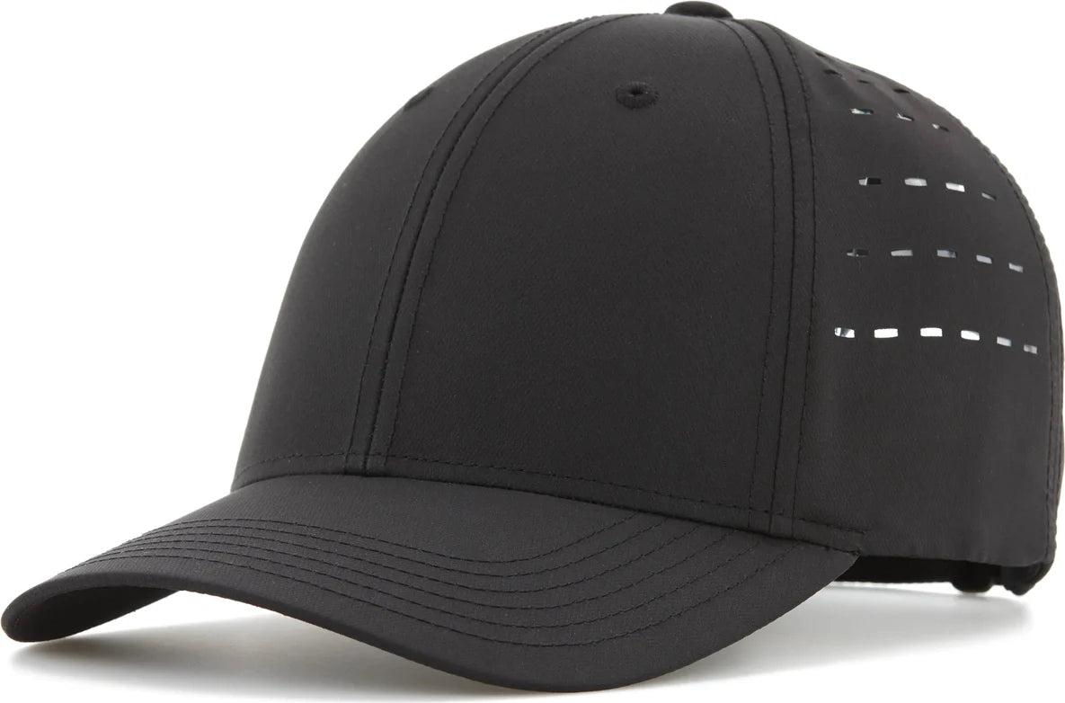 Pga Tour Avasf056 Perforated Cap - Caviar - one Size Fits Most