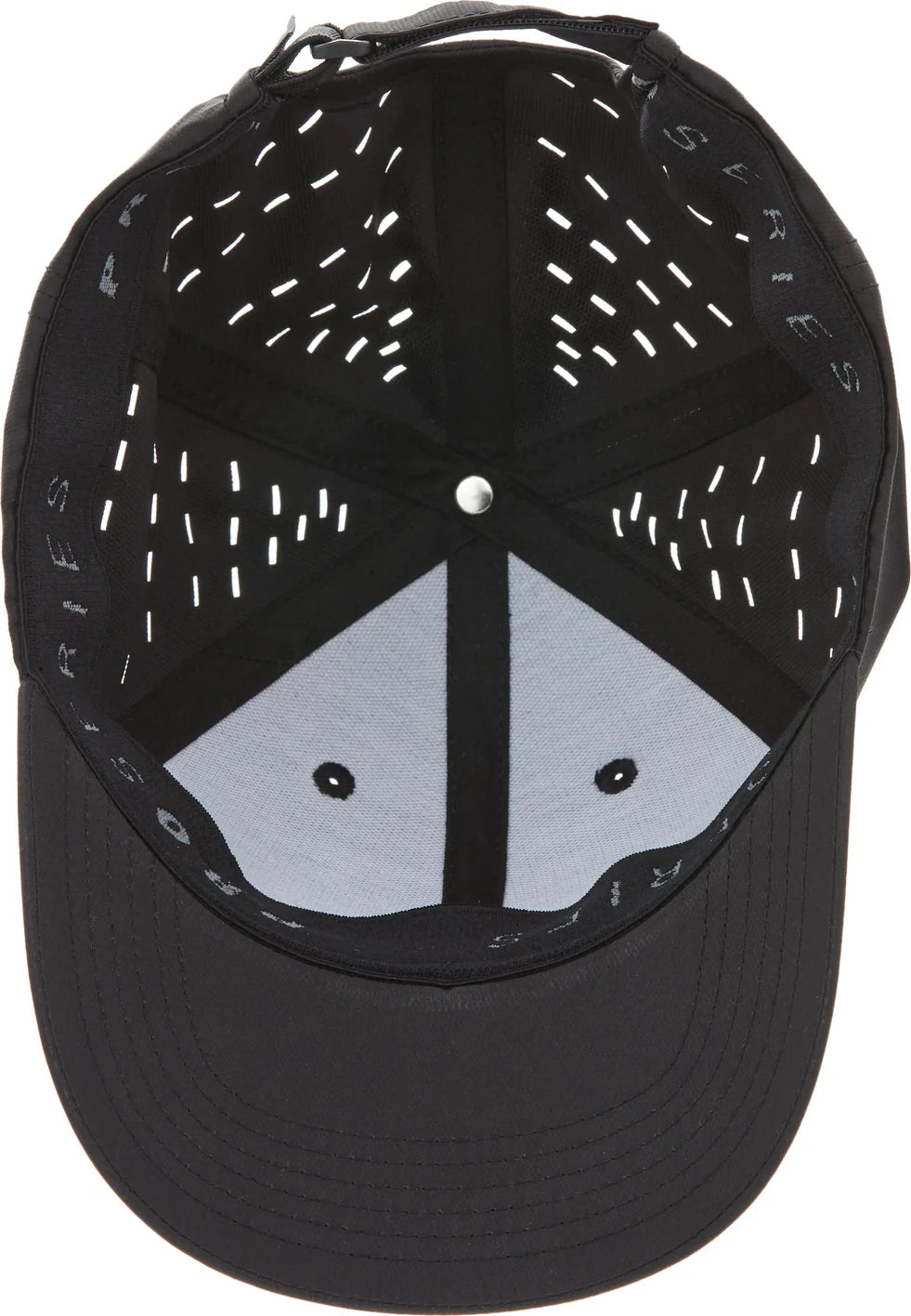 Pga Tour Avasf056 Perforated Cap - Caviar - one Size Fits Most