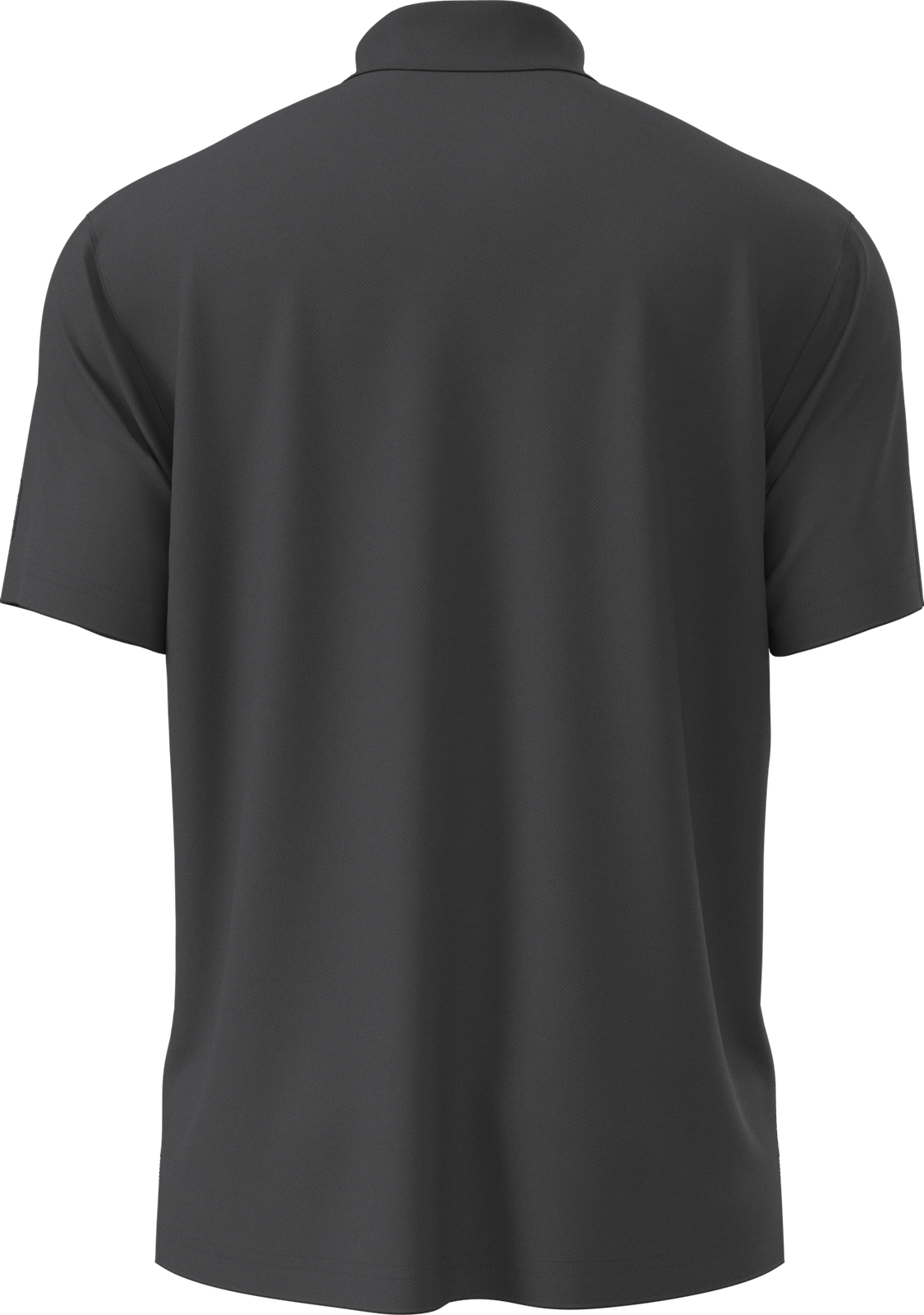 Pga Tour Pgm001 Short Sleeve Airflux Solid Mesh Polo - Asphalt